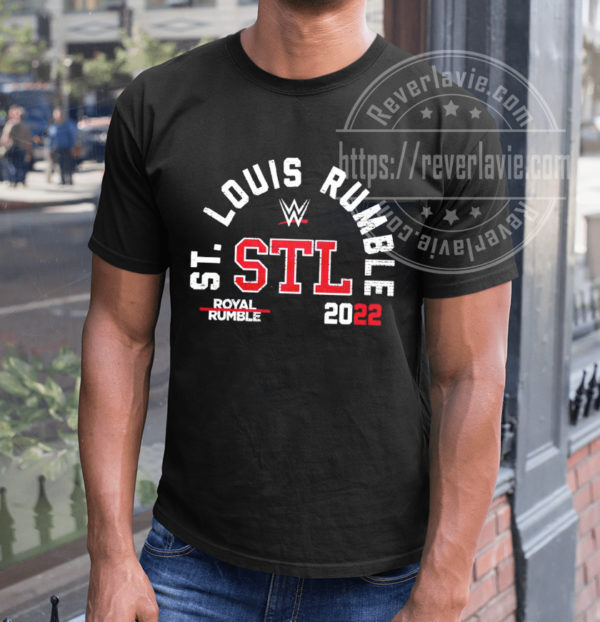 WWE 2022 St Louis Missouri Royal Rumble Classic T-Shirt