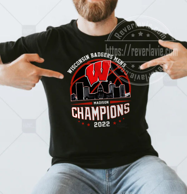 Wisconsin Badgers Wins Ohio State Buckeyes Basketball NCAA 2022 New Design T-Shirt