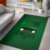 Creeper Minecraft Bedroom Area Rug Design