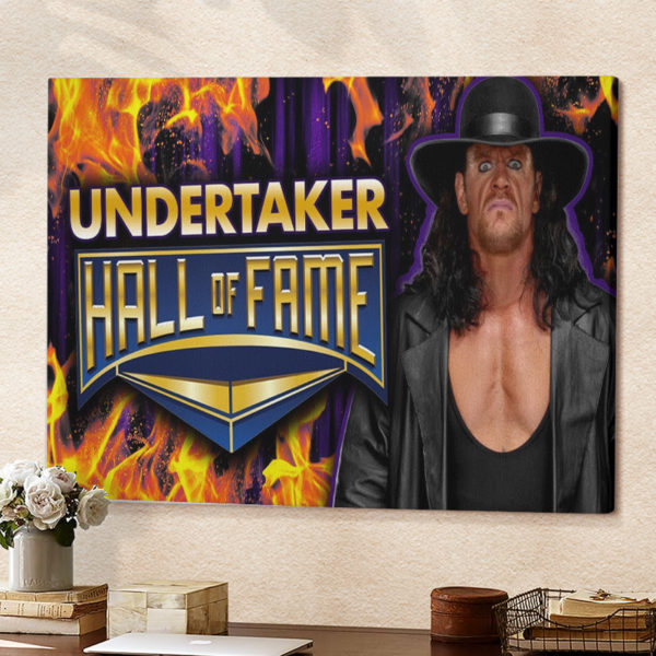 2022 The Undertaker Hall Of Fame WWE Fan Gifts Poster Canvas