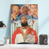 Biggie BIG Badboy 90s Hip Hop Poster Canvas