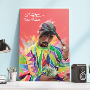 2pac Dear Mama 90s Hip Hop Poster Canvas