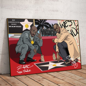 2pac Snoop Dog Hollywood 90s Hip Hop Poster Canvas