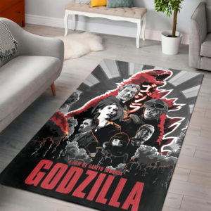 A Film By Gareth Edwards Godzilla Rug Home Decor