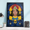 Aaliyah Vintage 90s Hip Hop Poster Canvas