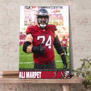 Ali Marpet Tampa Bay Buccaneers Retirement Poster Canvas