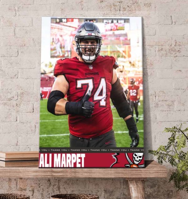 Ali Marpet Tampa Bay Buccaneers Retirement Poster Canvas