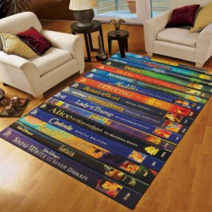 All Disney Movies Dvd Area Rug Carpet
