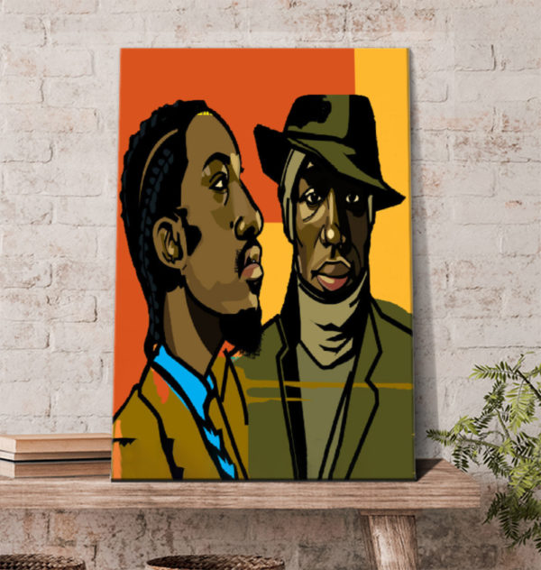 Andre 3000 Vs Mos Def Poster Canvas