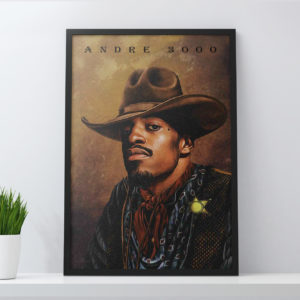 Andre 3000 Vintage 90s Hip Hop Poster Canvas