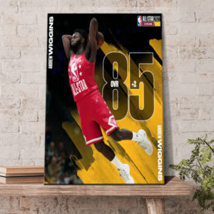 Andrew Wiggins 85 NBA All Star 2022 Poster Canvas