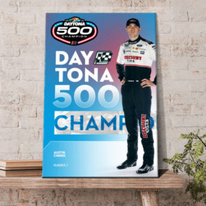 Austin Cindric Day Tona 500 Champions Poster Canvas