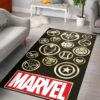 Ironman Marvel Area Rug Carpet