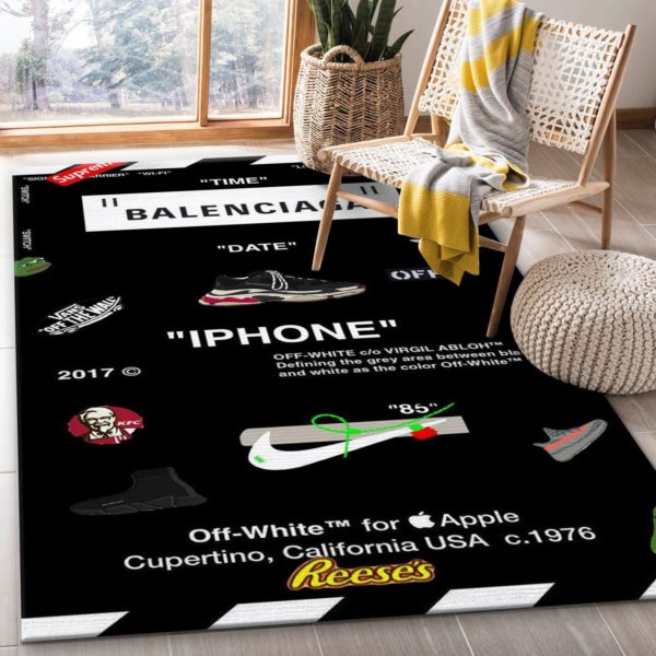 Balenciaga Area Rug For Bedroom