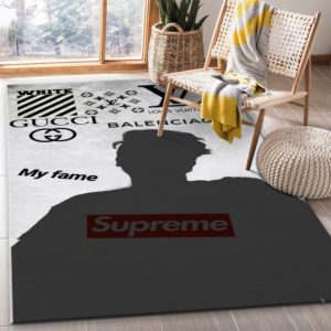 Balenciaga Ft Louis Vuitton Gucci Area Rug Carpet