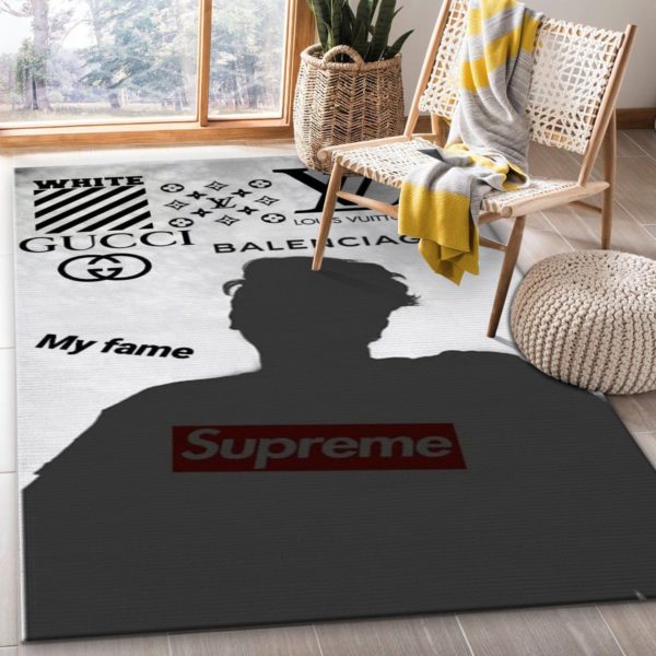 Balenciaga Ft Louis Vuitton Gucci Area Rug Carpet