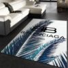 Balenciaga Leaf Background Area Rug Carpet
