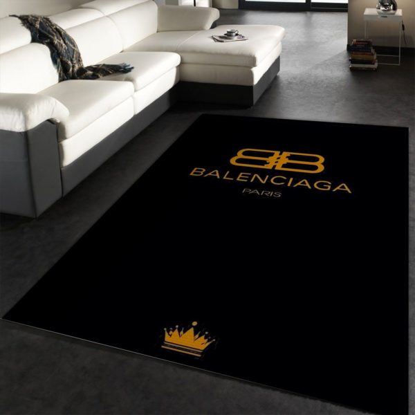 Balenciaga Logo Area Rug Carpet