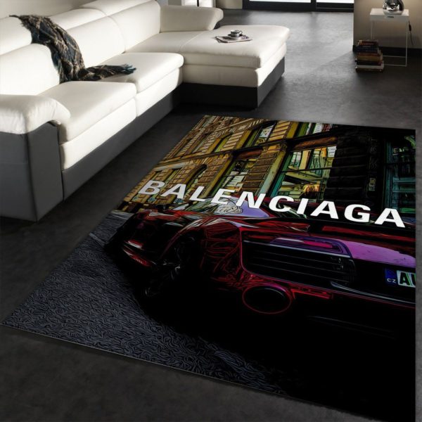 Balenciaga Street Background Area Rugs Carpet