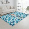 Louis Vuitton Flowers Area Rug Carpet