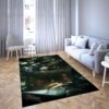 Black Panther Marvel Comics Big Lebowski Area Rug Carpet