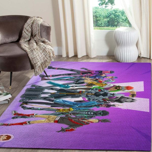 Battle Royale Fortnite Rug Bedroom Area Rug