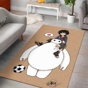 Baymax Big Hero 6 Disney Area Rug Carpet  For Living Room