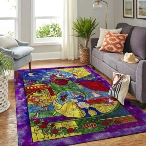 Beauty And The Beast Disney Area Rug Carpet