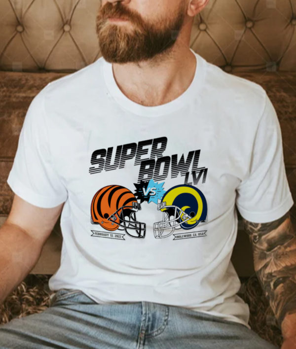 Bengals Vs Rams Shirt Souvernir LVI 56 Inglewood CA NFL Game T-Shirt