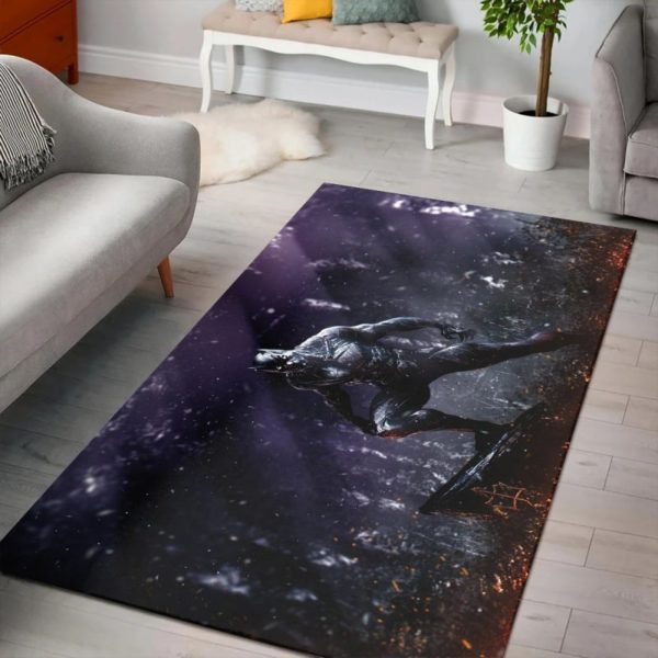 Black Panther Marvel Comics Big Lebowski Area Rug Carpet