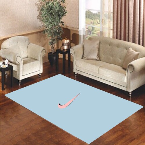 Blue Nike Logo Area Rug Carpet Blue Nike Logo Area Rug Carpet
