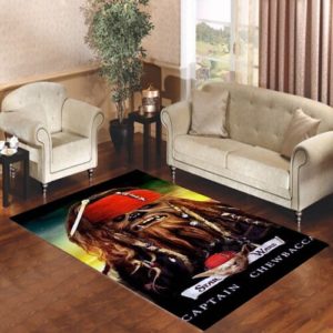 Captain Chewbacca Star Wars Area Rug Carpet