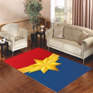 Captain Marvel Area Rug Carpet