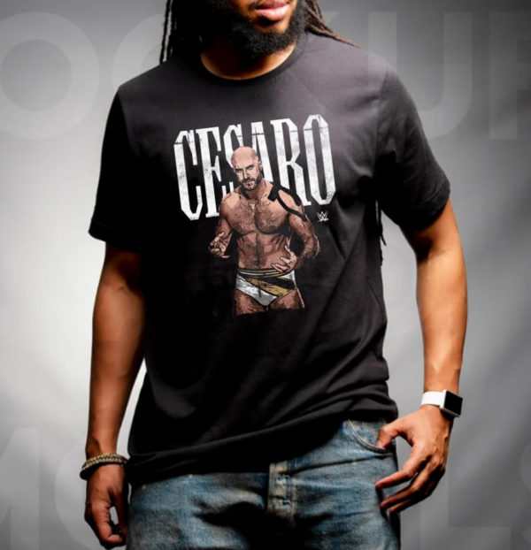 Cesaro Leaves WWE Design Art T-Shirt