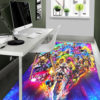 Character Super Saiyan Dragon Ball Z Rugs Carpet Living Room Rug