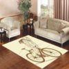 Chewbacca Biking Star Wars Area Rug Carpet