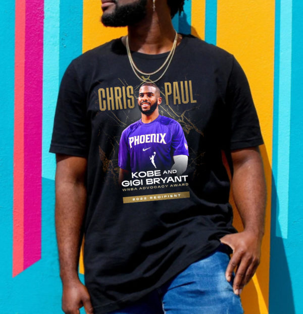 Chris Paul Kobe & Gigi Bryant WNBA Advocacy Award T-Shirt