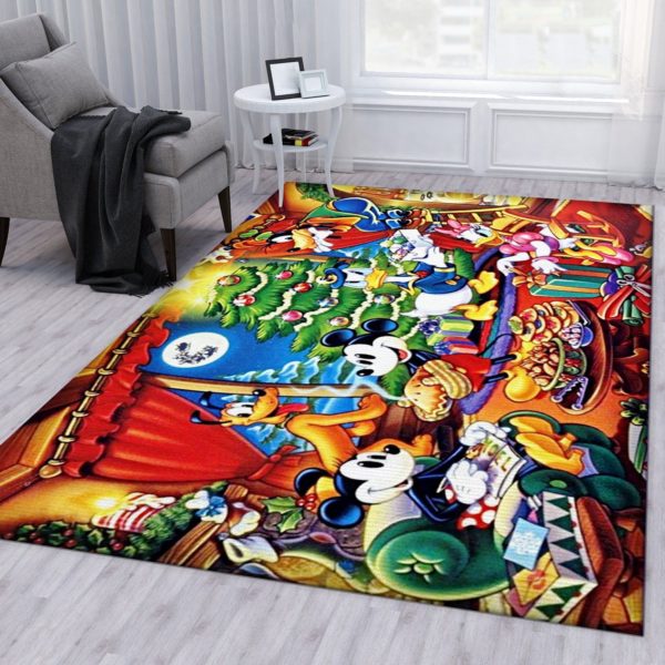 Christmas Disney Holiday Area Rug Home Decor