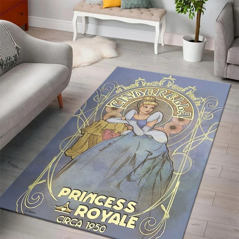 Cinderella Princess Disney Area Rug Carpet For Living Room Cinderella Princess Disney Area Rug Carpet For Living Room