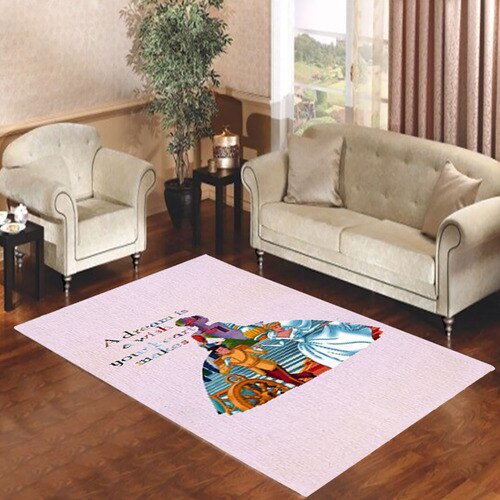 Cinderella Quote Disney Area Rug Carpet Cinderella Quote Disney Area Rug Carpet