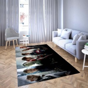 Cinema Marvel Ironman Captain American Area Rug Carpet
