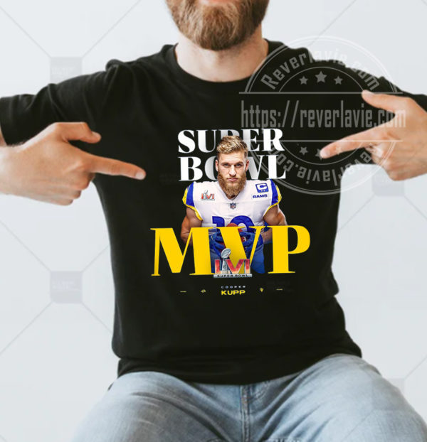 Cooper Kupp 10 MVP Los Angeles Rams Champ Super Bowl LVI T-Shirt