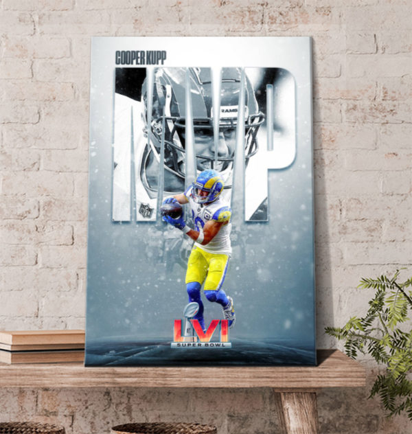 Cooper Kupp MVP Super Bowl LVI 2022 Poster Canvas