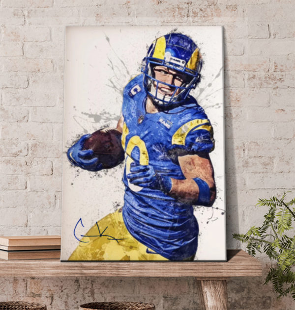 Cooper Kupp MVP Super Bowl LVI Signature Poster Canvas