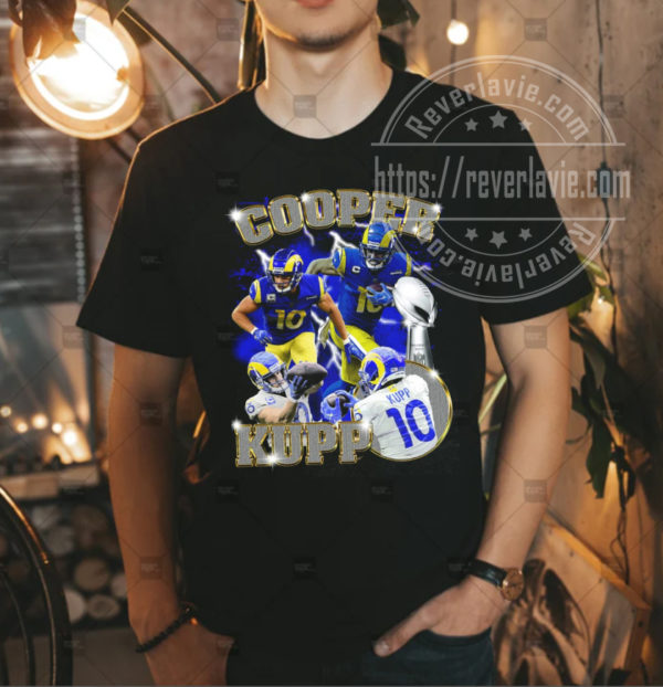 Cooper Kupp Rams 10 Vintage Style Graphic T-Shirt