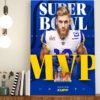 Los Angeles Rams Super Bowl LVI Champions Poster Canvas