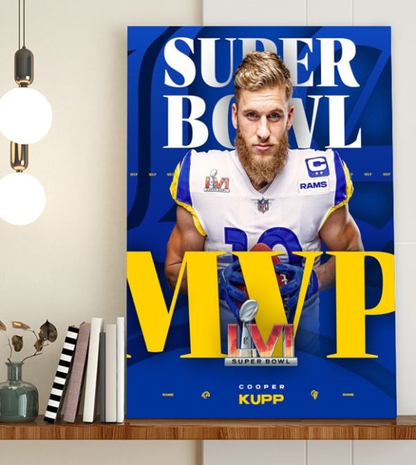 Cooper Kupp Super Bowl MVP LVI Poster Canvas