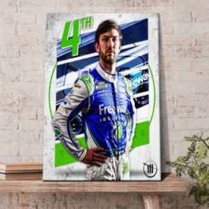 Daniel Suarez Finish 4th At Fontana 2022 Poster Canvas