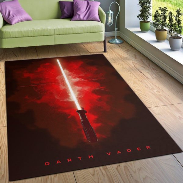 Darth Vader Star Wars Lightsabers Area Rug Carpet