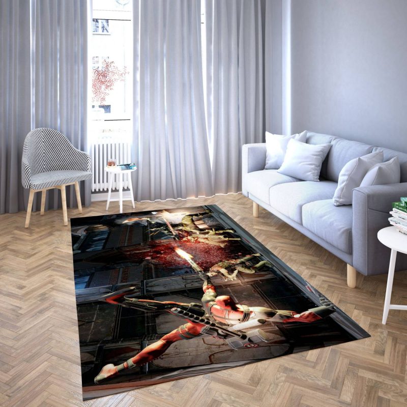 Deadpool Marvel Area Rug Carpet Deadpool Marvel Area Rug Carpet